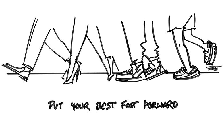 Stop to appreciate that article of clothing protecting you on the rocky roads of life